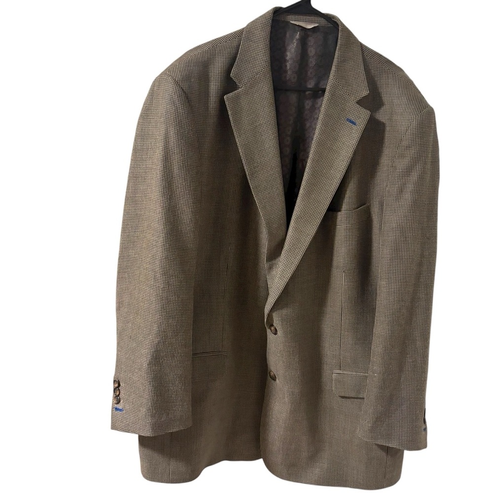 Biella Custom Tailor Brown Mens Blazer
